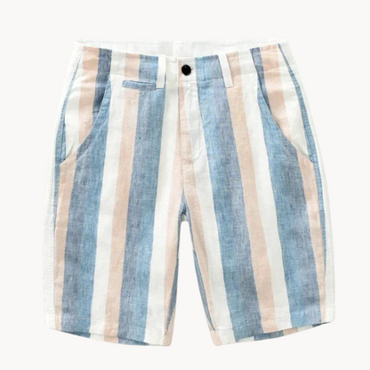 Casual linen shorts for men | Leon -1