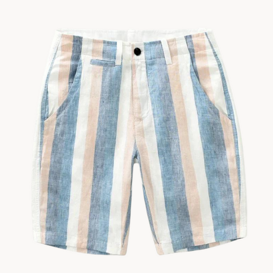 Casual linen shorts for men | Leon -1