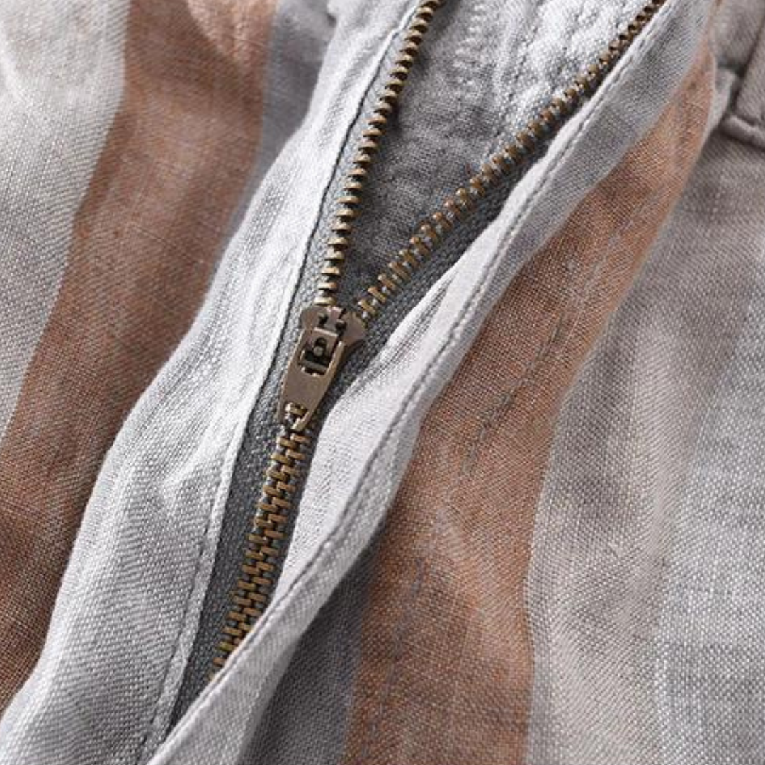 Casual linen shorts for men | Leon -12