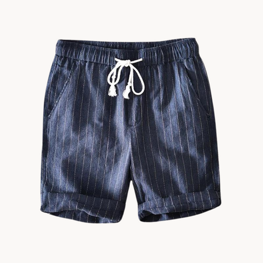 Striped cotton shorts for men | Wilfrid -1