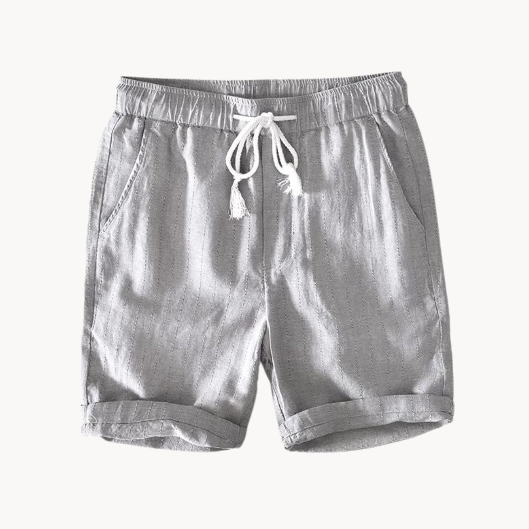 Striped cotton shorts for men | Wilfrid -3