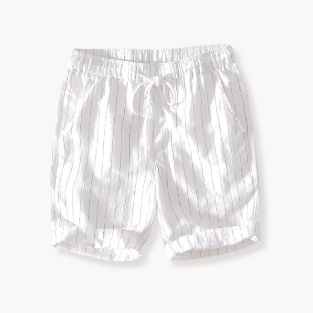 Striped cotton shorts for men | Wilfrid -4