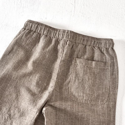 Striped cotton shorts for men | Wilfrid -12