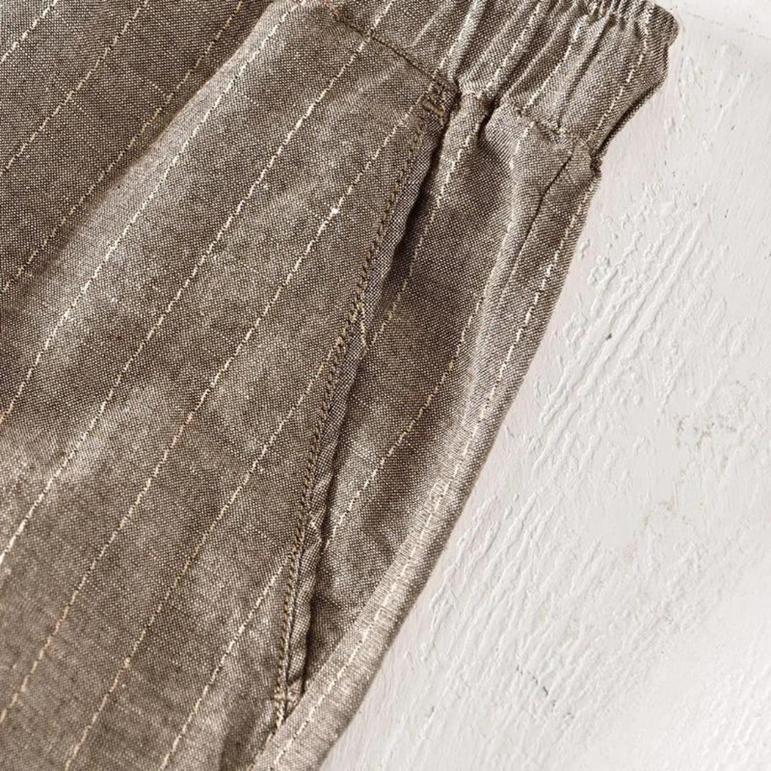 Striped cotton shorts for men | Wilfrid -11