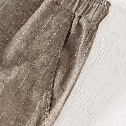 Striped cotton shorts for men | Wilfrid -11