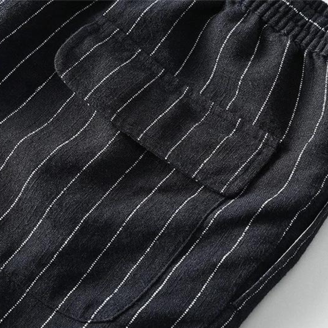 Casual stripes shorts for men | Vadim -7