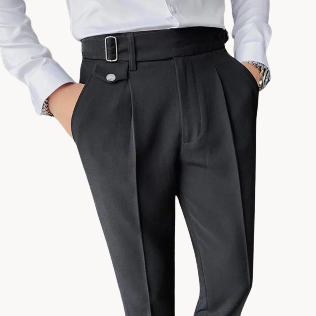 Pleating luxurious trousers for men | Orion -4