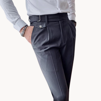 Pleating luxurious trousers for men | Orion -10