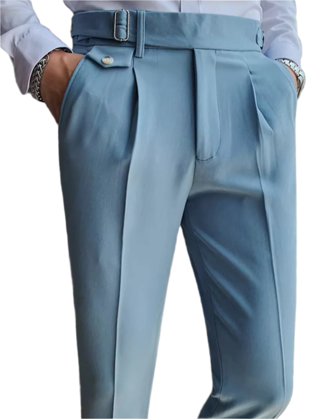 Pleating luxurious trousers for men | Orion -5