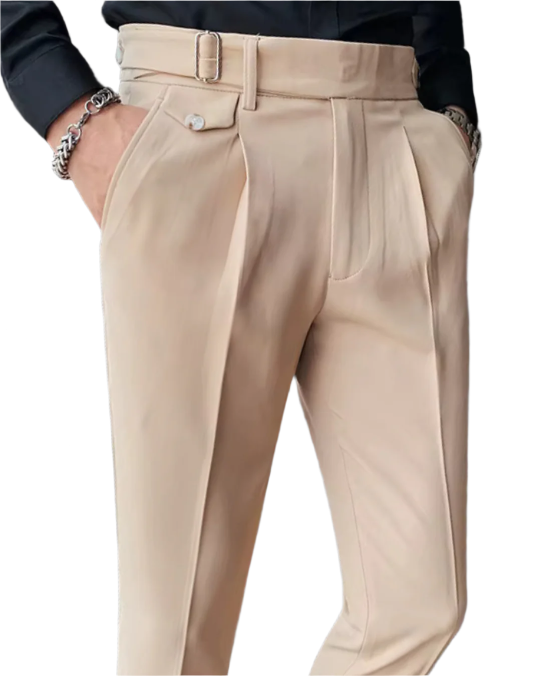 Pleating luxurious trousers for men | Orion -3