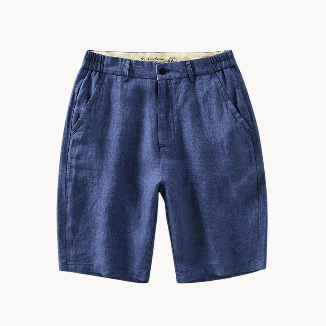Casual linen shorts for men | Myron -3