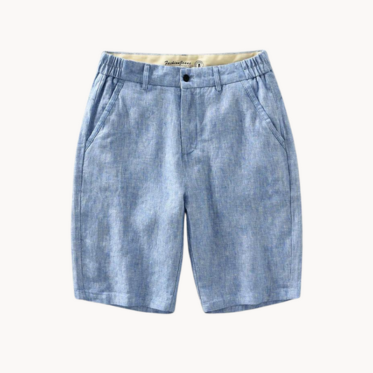 Casual linen shorts for men | Myron -1