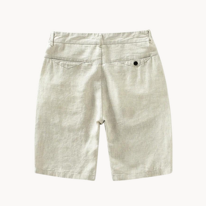 Casual linen shorts for men | Myron -4