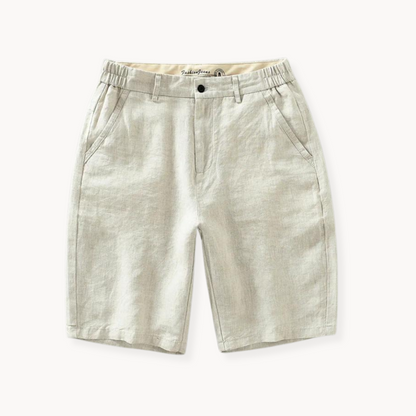 Casual linen shorts for men | Myron -2