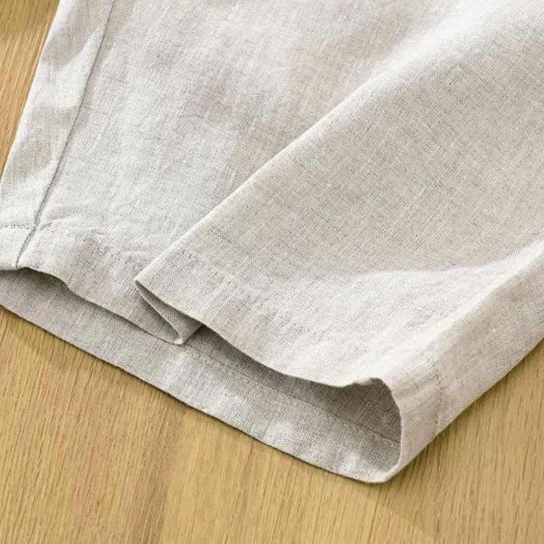 Casual linen shorts for men | Myron -8