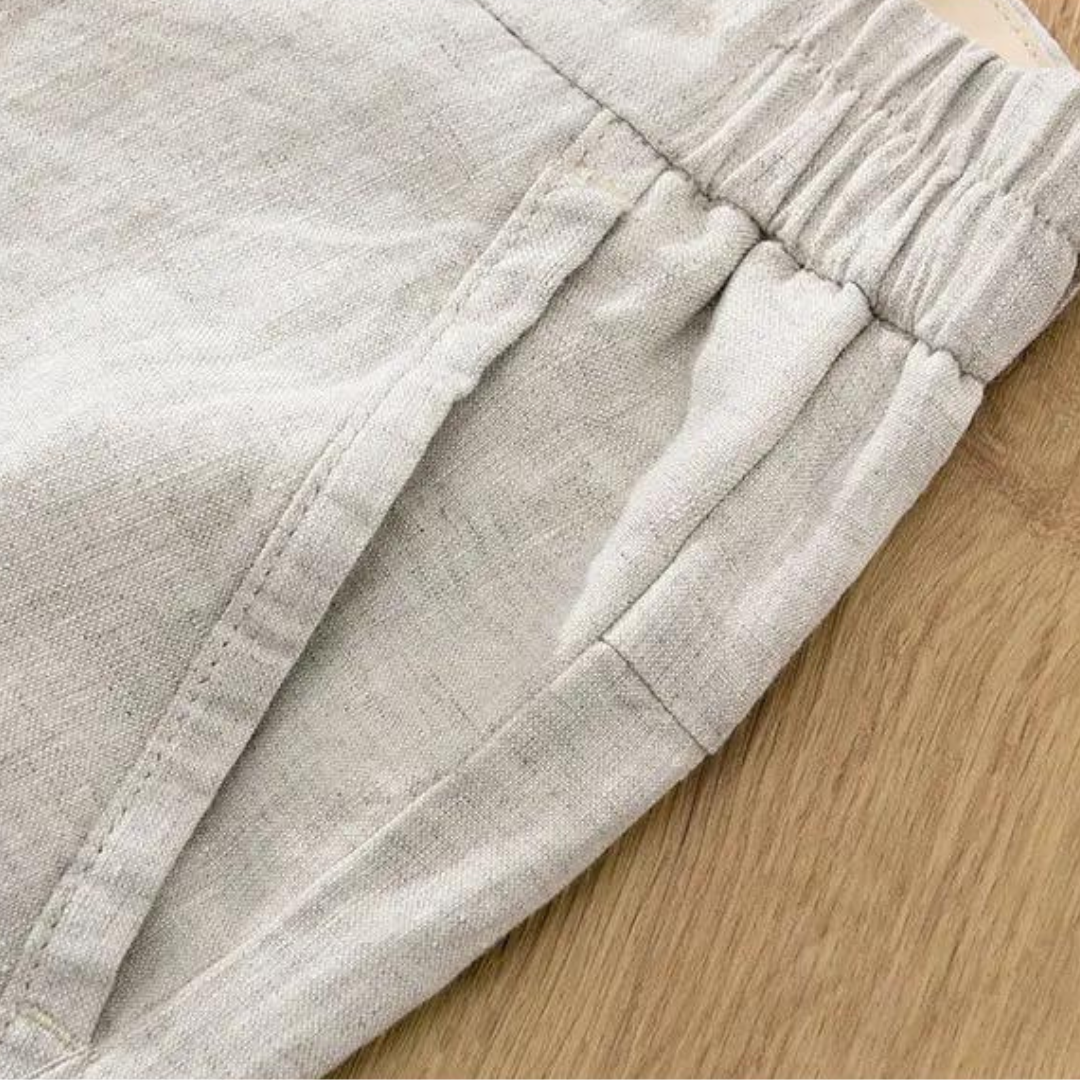 Casual linen shorts for men | Myron -5