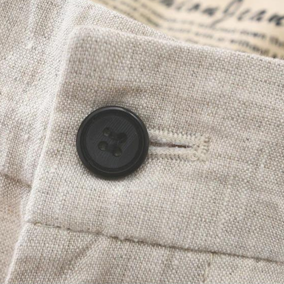 Casual linen shorts for men | Myron -10