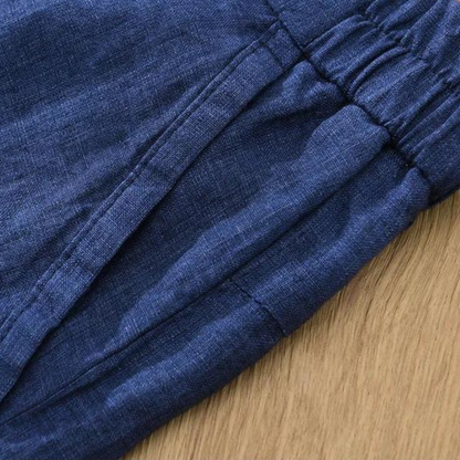 Casual linen shorts for men | Myron -15