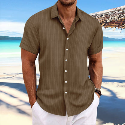 Smart short-sleeve shirt for men | Dante -4