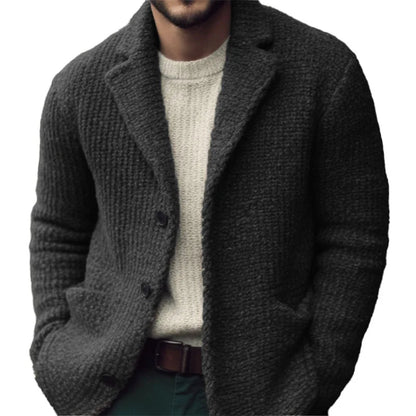 Men’s regular-fit button-up cardigan for men | Derek -2