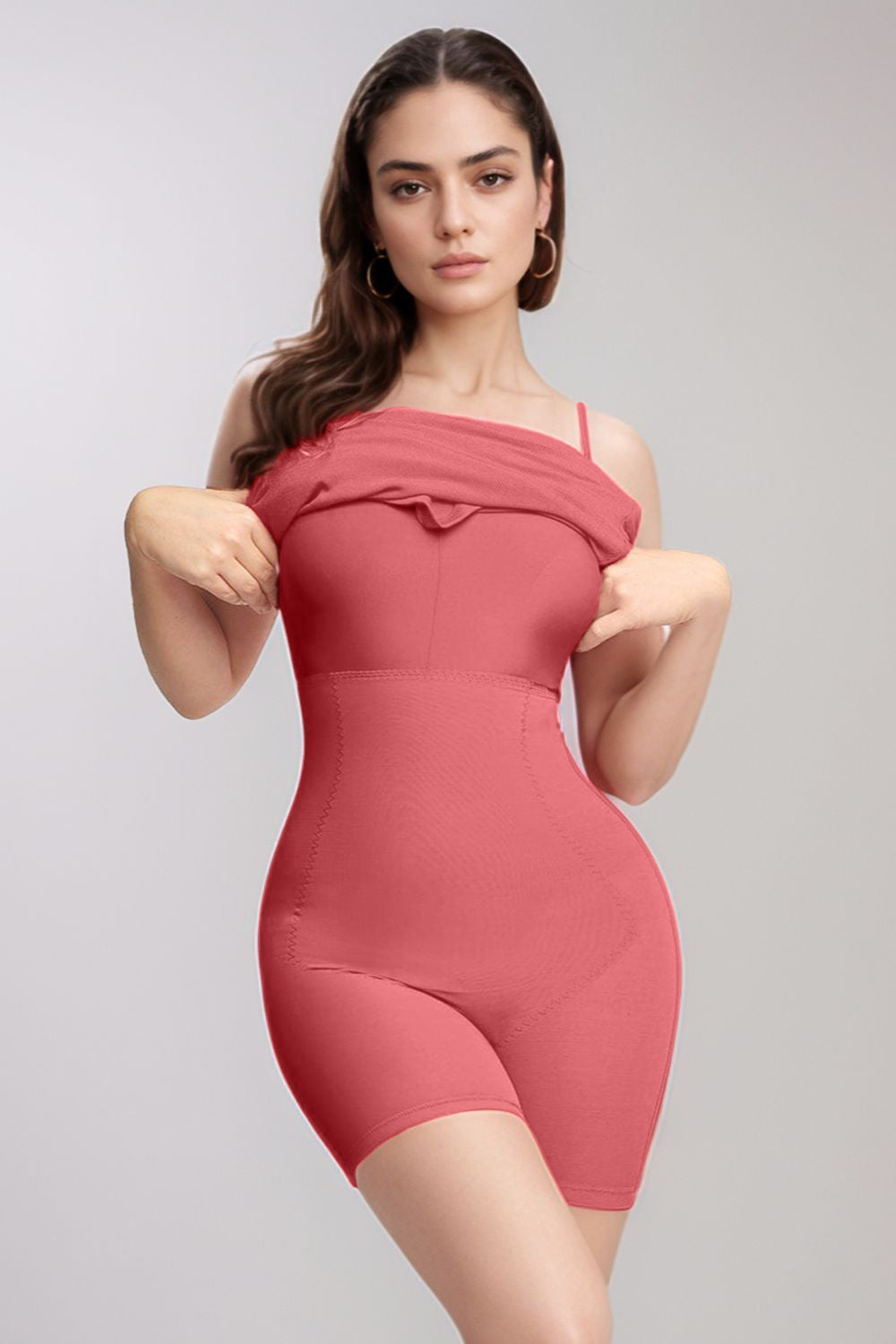 Maxi sleeveless basic bae effect dress for women -12