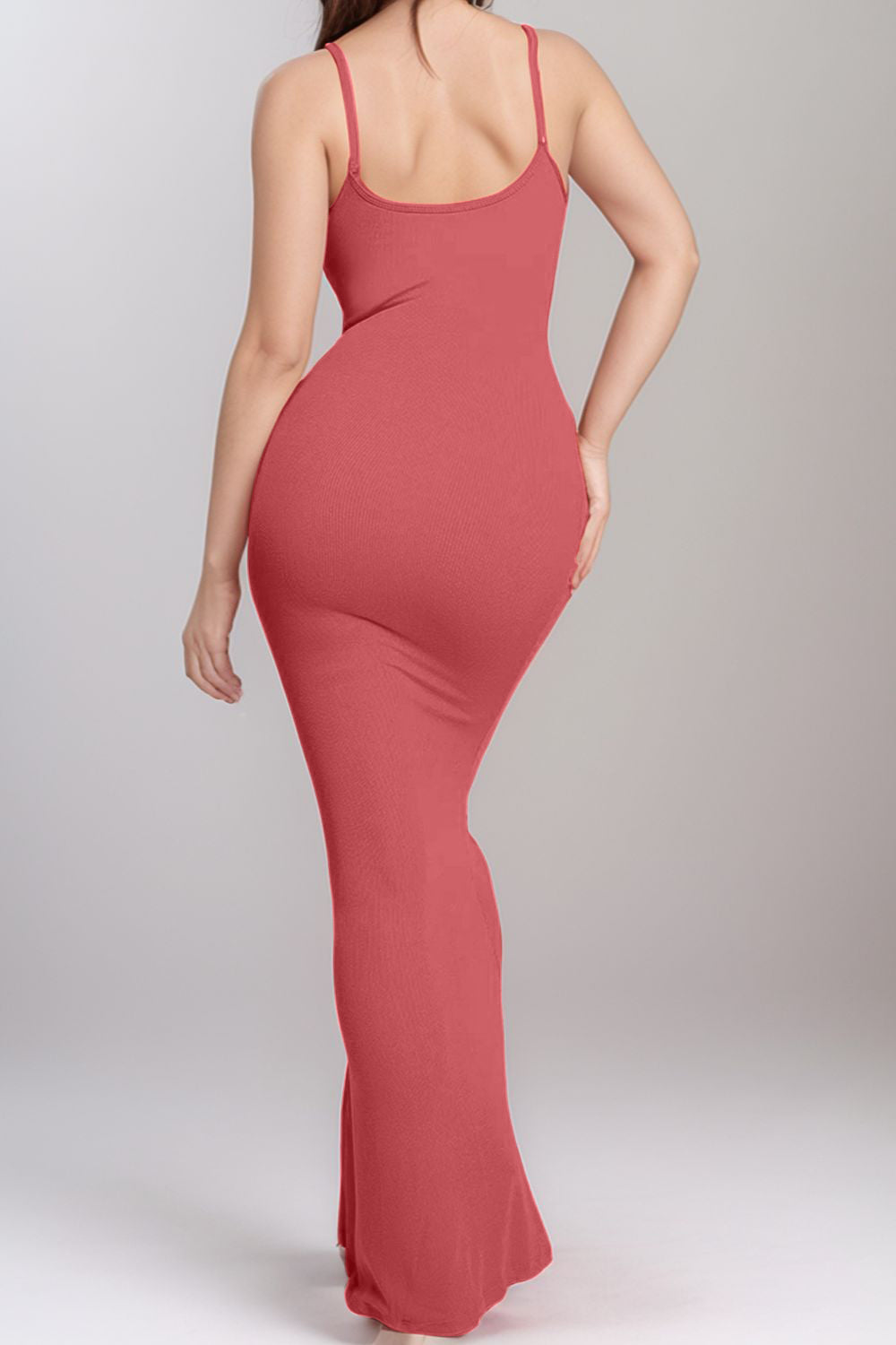 Maxi sleeveless basic bae effect dress for women -13