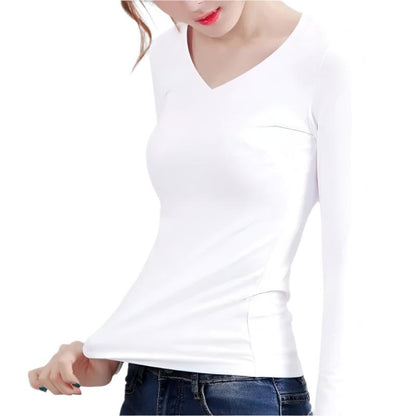 Elegant long-sleeve top for women | Thea -3