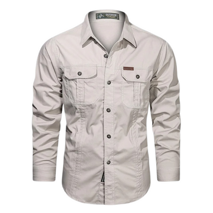 Cargo cotton shirt for men | Valor -11
