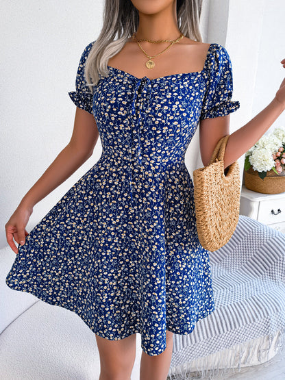 Elegant mini-summer dress for women | Kinsley -3