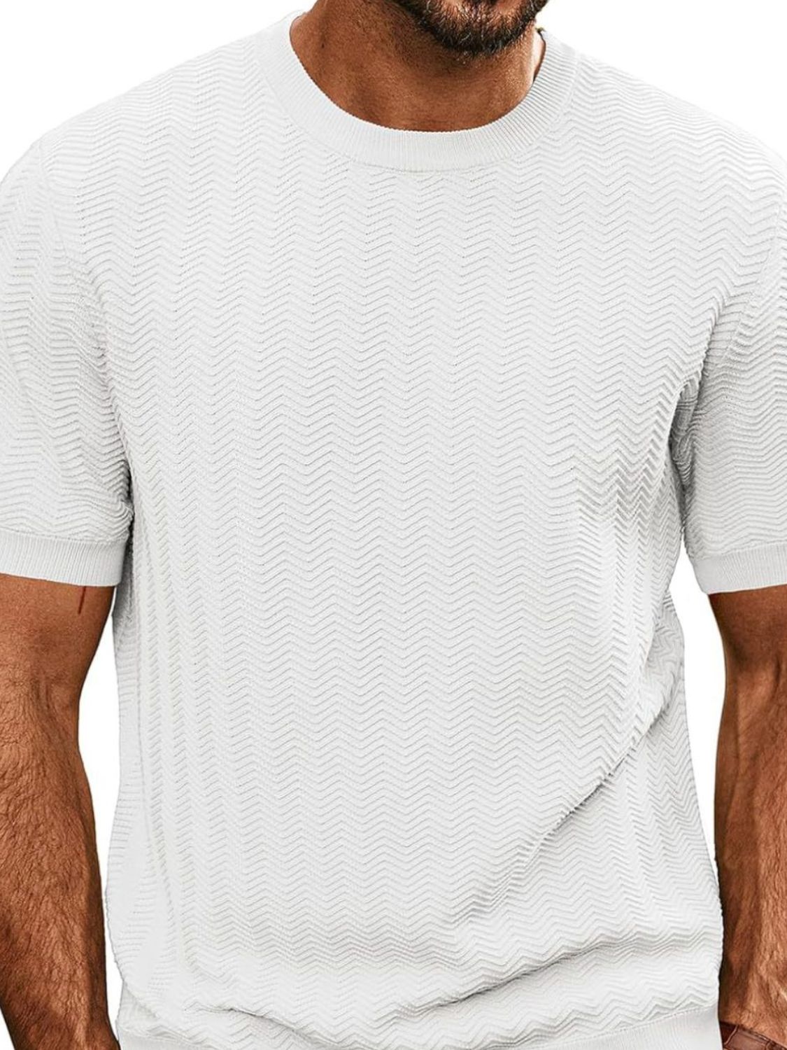 Round neck shirt for men -5