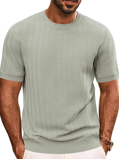 Round neck shirt for men -1