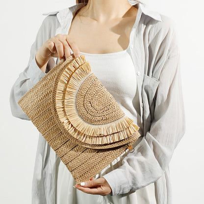 Woven bohemien bag for women | Marina -7