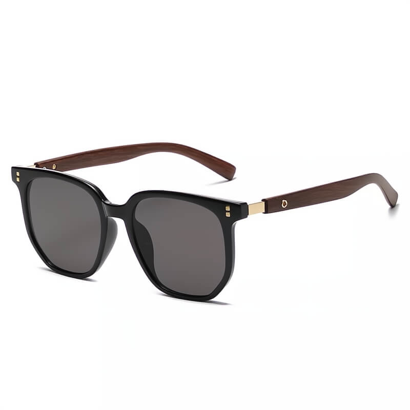 Frame tinted sunglasses for men | Wood -5