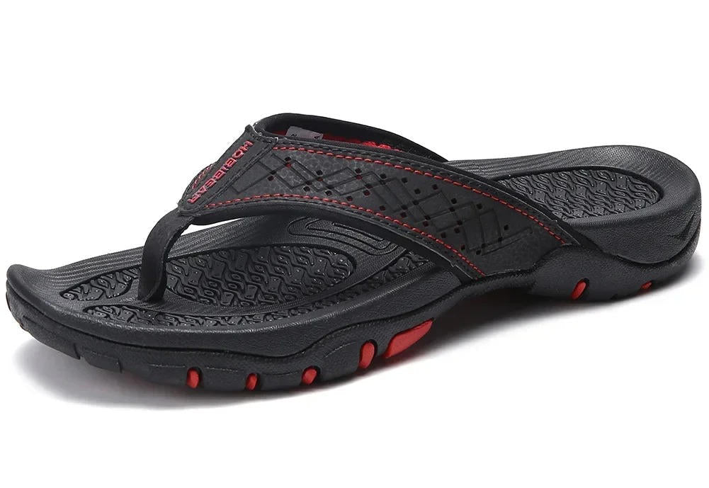 Supportive athletic flip flops arch cardigan for men | WaveStride -7