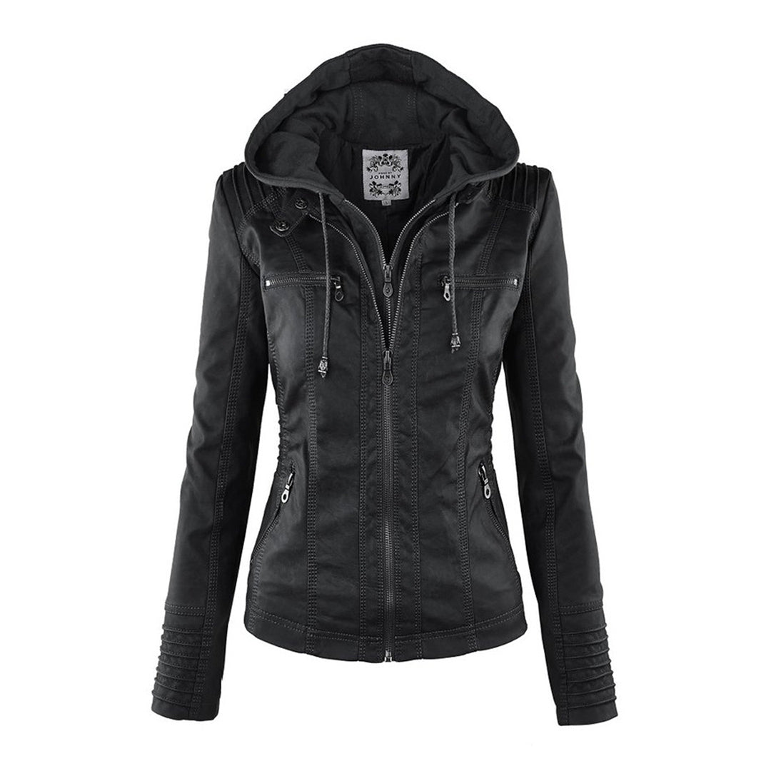 Cosy soft cardigan for women | Leather elegant -18