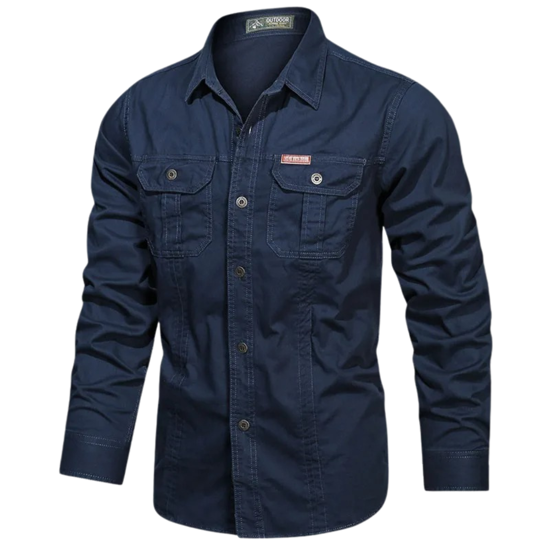 Cargo cotton shirt for men | Valor -13