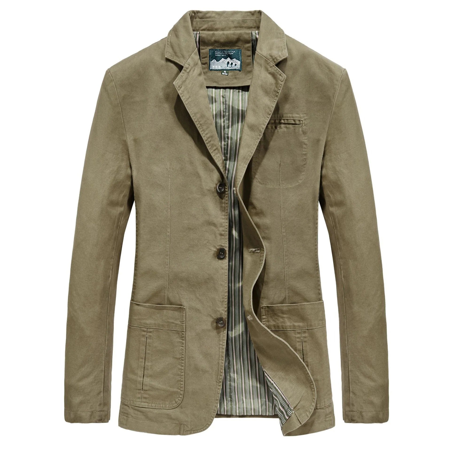 Casual collar rabattable blazer for men | Jonathan -1