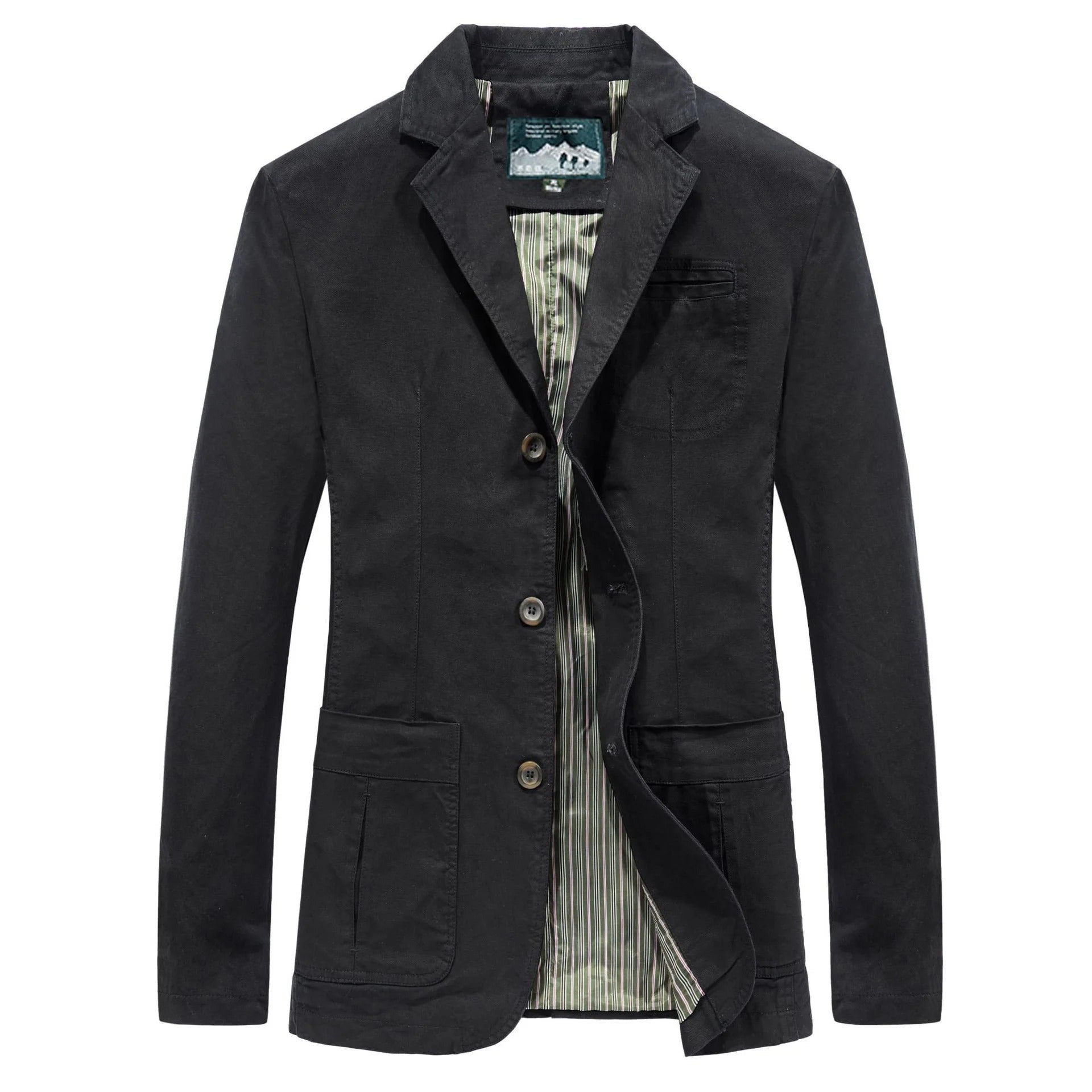 Casual collar rabattable blazer for men | Jonathan -4