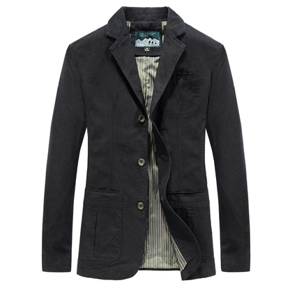 Casual collar rabattable blazer for men | Jonathan -4