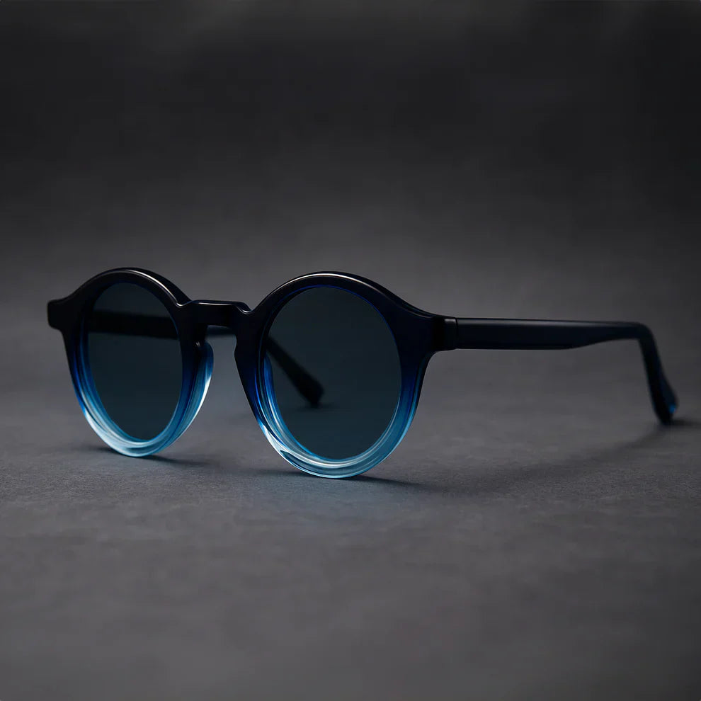 Retro circular & women sunglasses for men | Cobble Shades -3