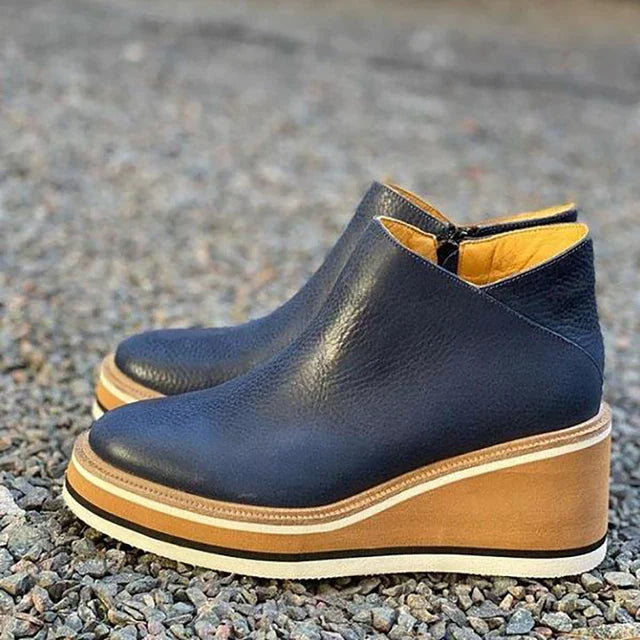Ankle elegant heeled boots for women | Laura -8