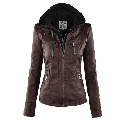 Cosy soft cardigan for women | Leather elegant -19