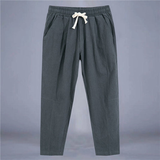 Comfortable drawstring trousers for men | Orlando -1