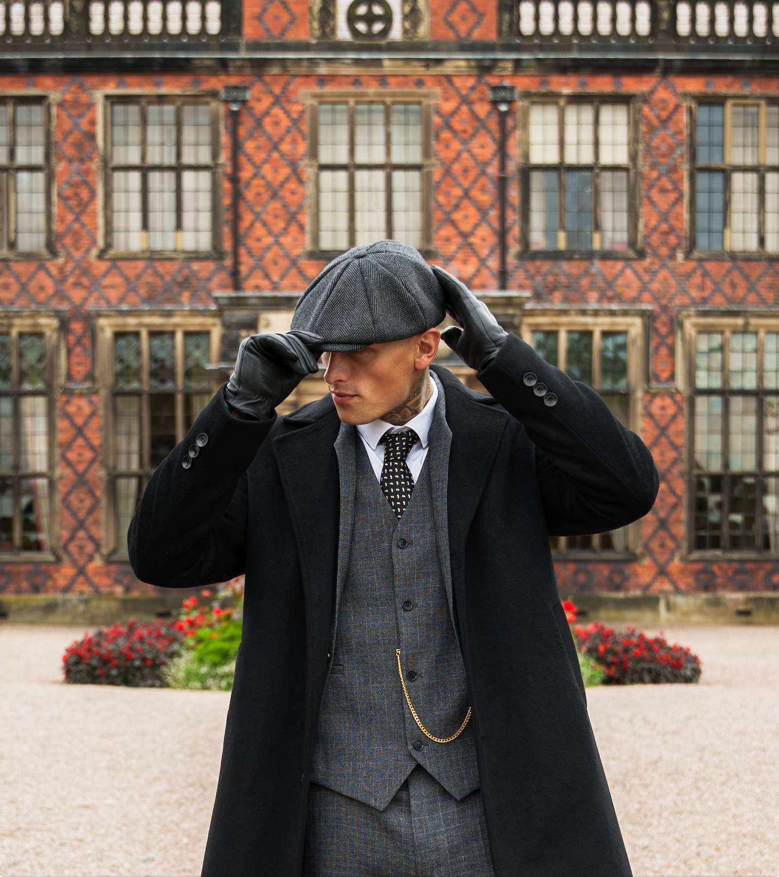 Elegant fitted cut gloves for men | Adrien -4
