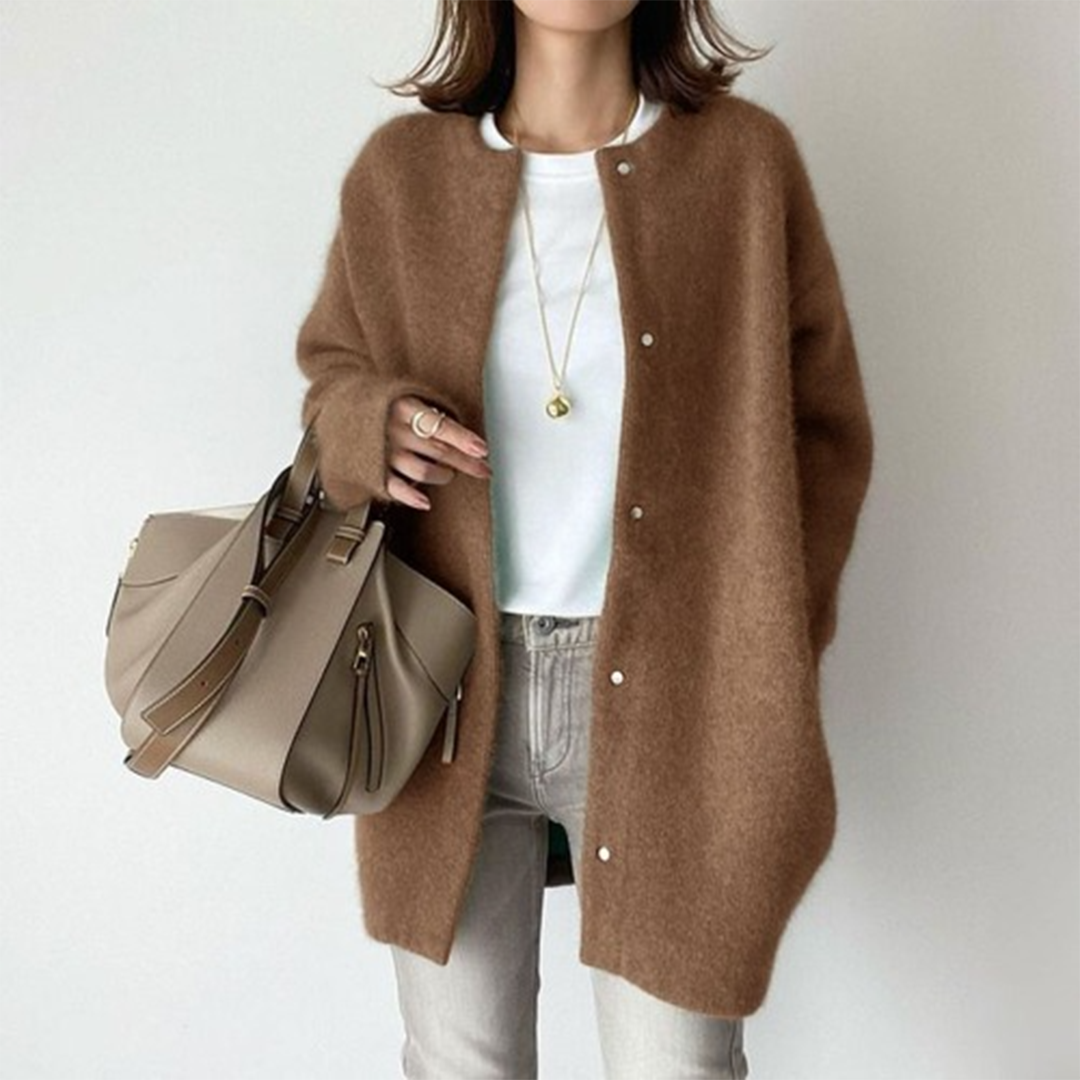 Elegant soft comfortable cardigan for women | Marisse -5