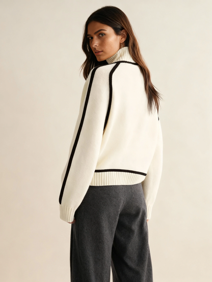 Soft turtleneck sweater for women | Celine essential -9