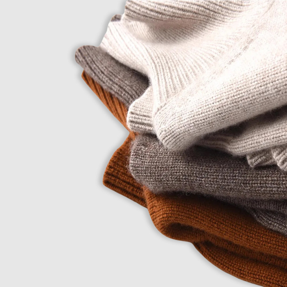 Cozy oversized sweater turtleneck for women | Elise -6