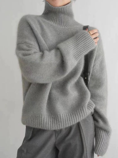 Soft sweater turtleneck for women | Carrie -3