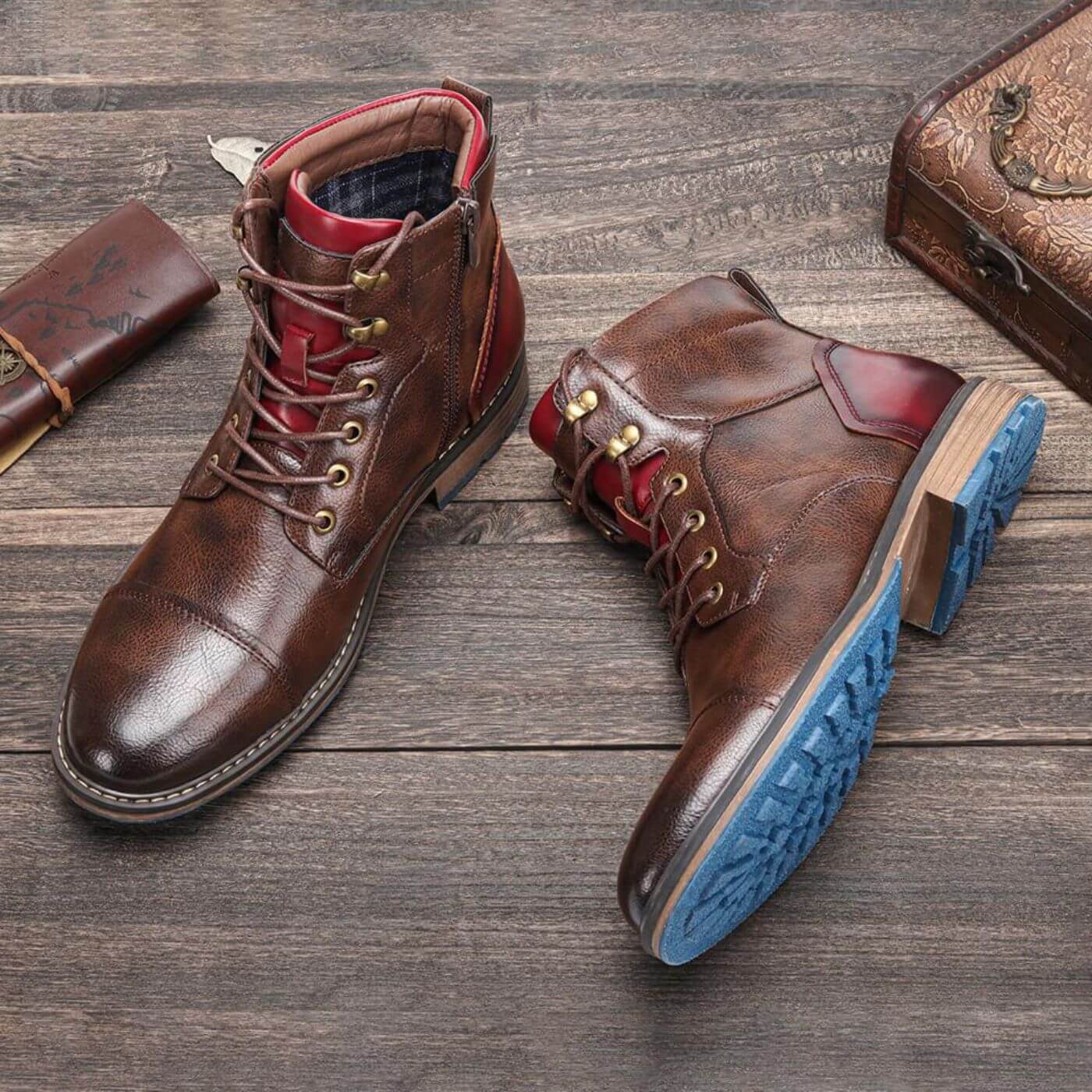 Ankle elegant classic boots for men -3
