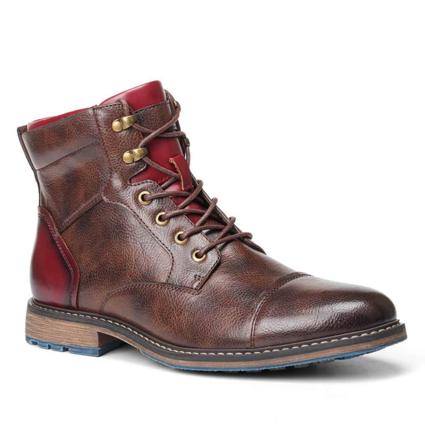 Ankle oxford elegant boots for men | Alaric -3